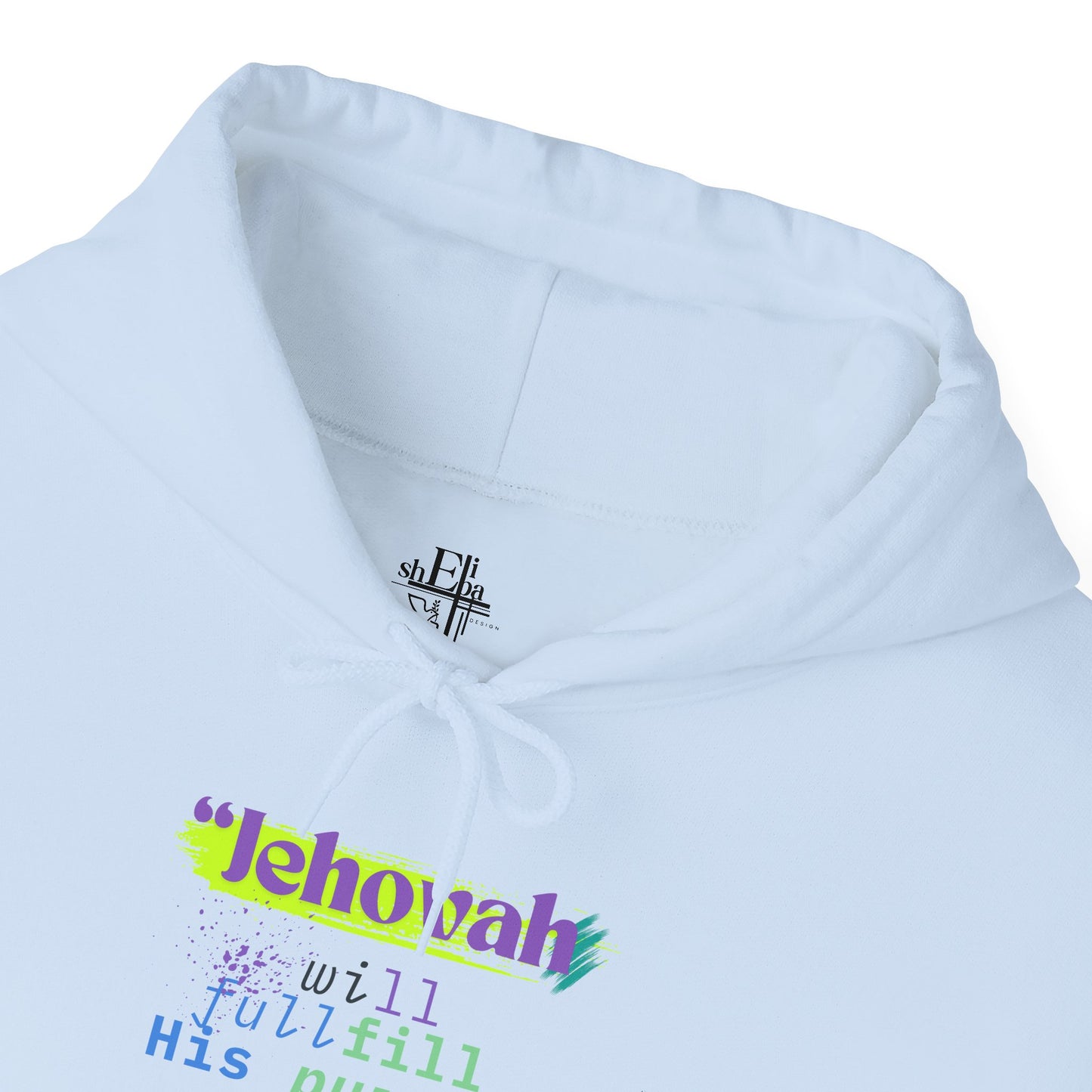 “He Will Fulfill His Purpose” – Oversized Hoodie | Faith & Confidence – ElishebaDesign