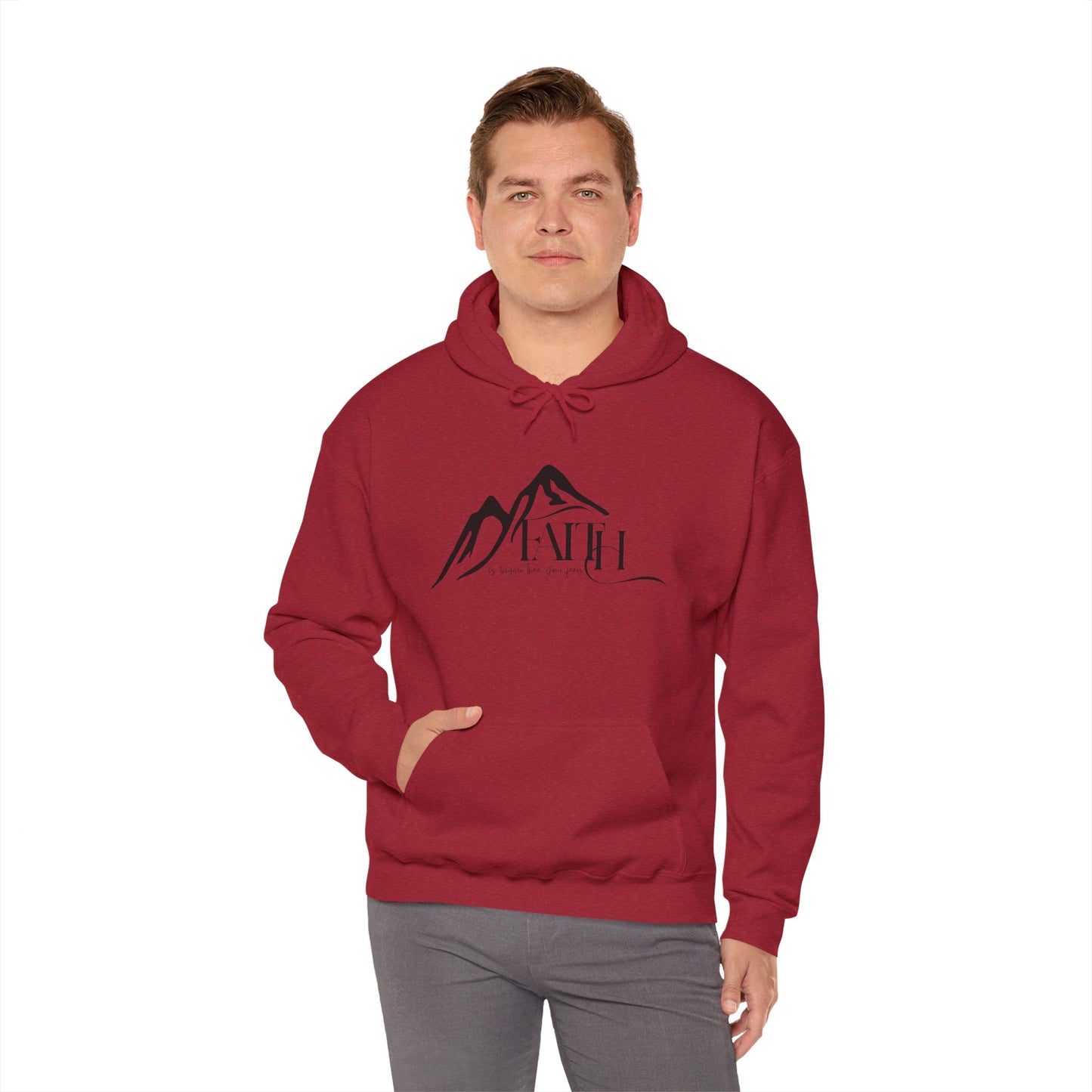 “Faith Over Fear” – Oversized Hoodie | Bold & Biblical – ElishebaDesign