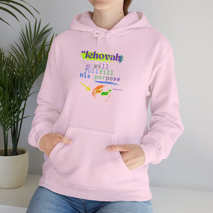 “He Will Fulfill His Purpose” – Oversized Hoodie | Faith & Confidence – ElishebaDesign