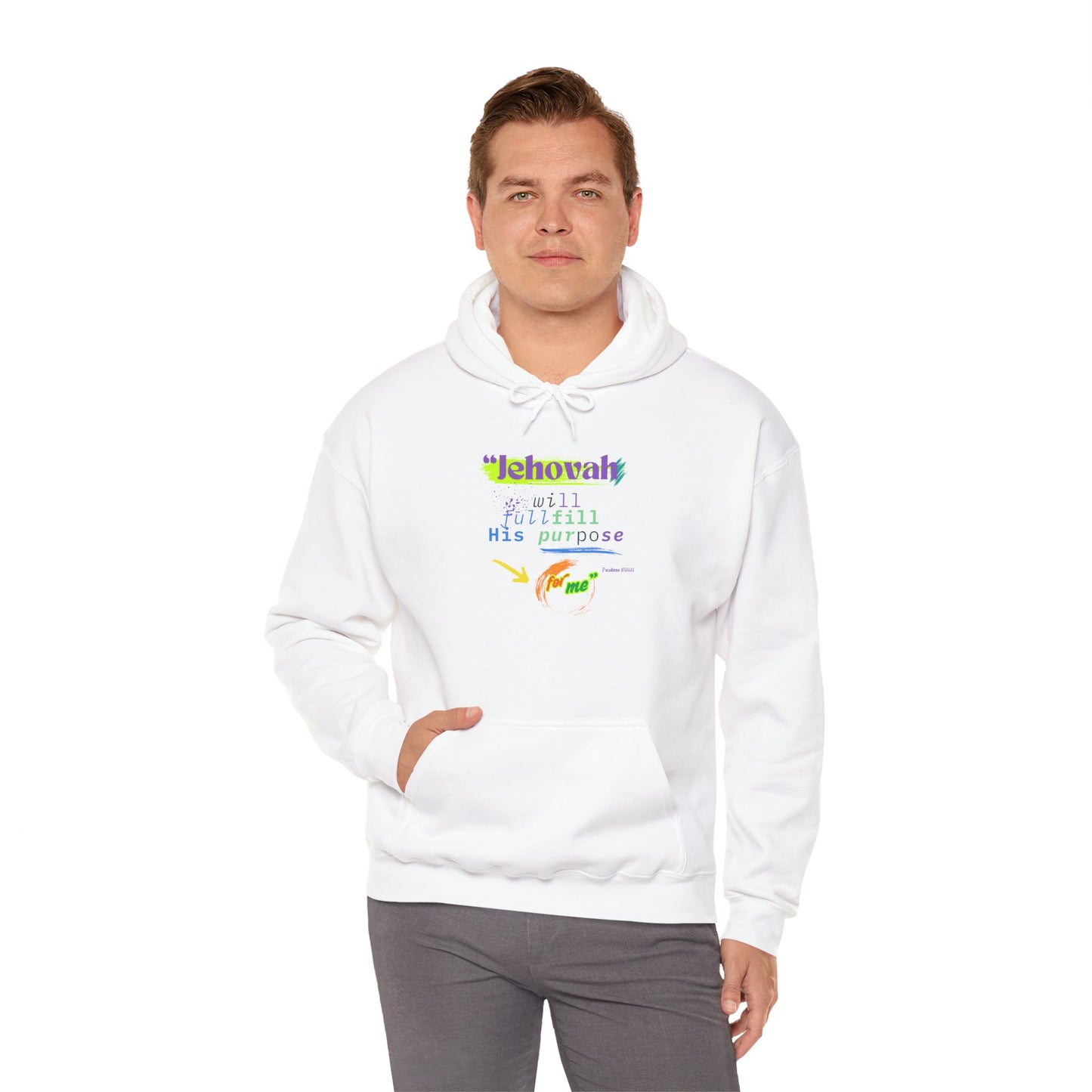 “He Will Fulfill His Purpose” – Oversized Hoodie | Faith & Confidence – ElishebaDesign