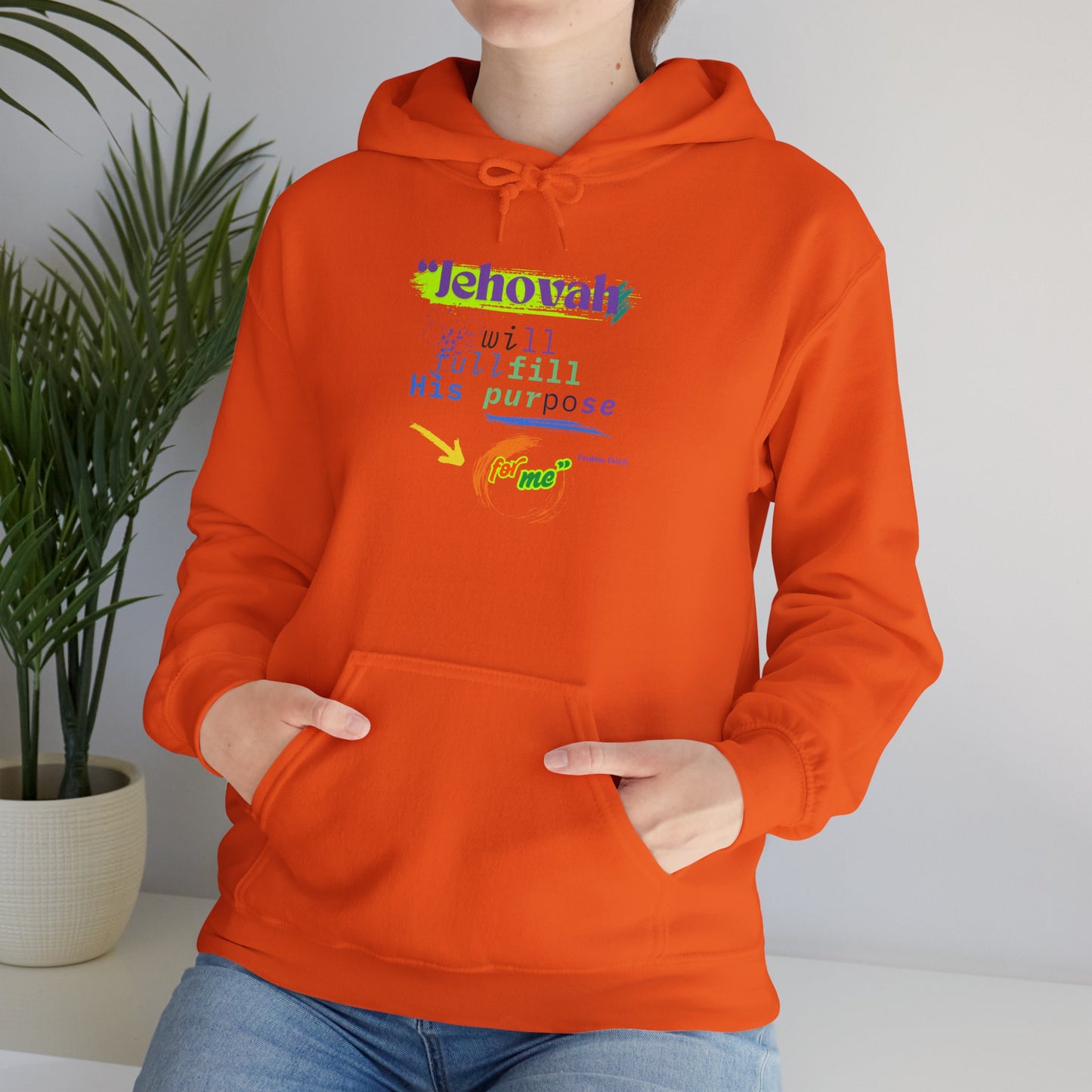 “He Will Fulfill His Purpose” – Oversized Hoodie | Faith & Confidence – ElishebaDesign
