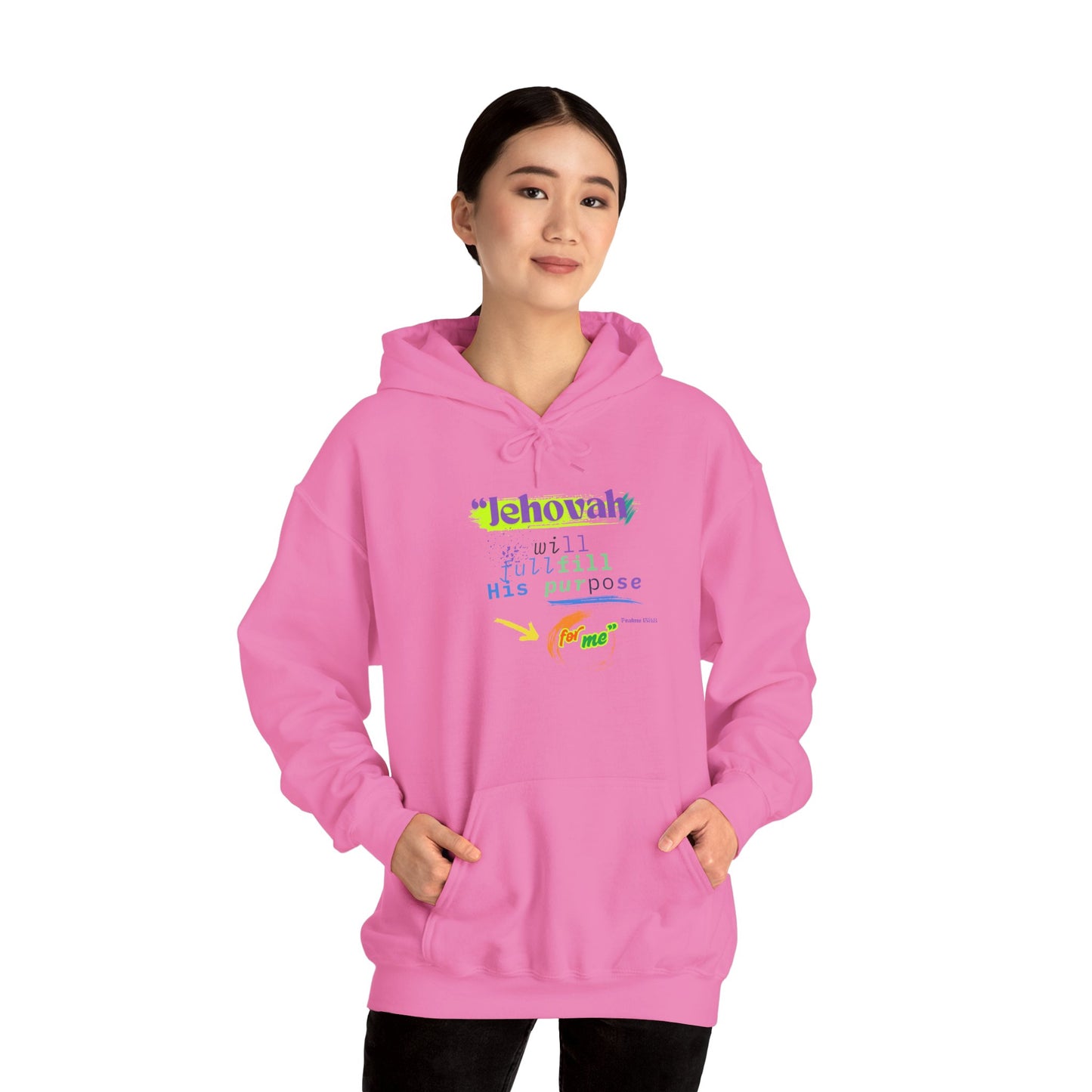 “He Will Fulfill His Purpose” – Oversized Hoodie | Faith & Confidence – ElishebaDesign