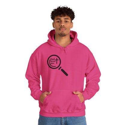 "God Loves You – Christian Hoodie with John 3:16"