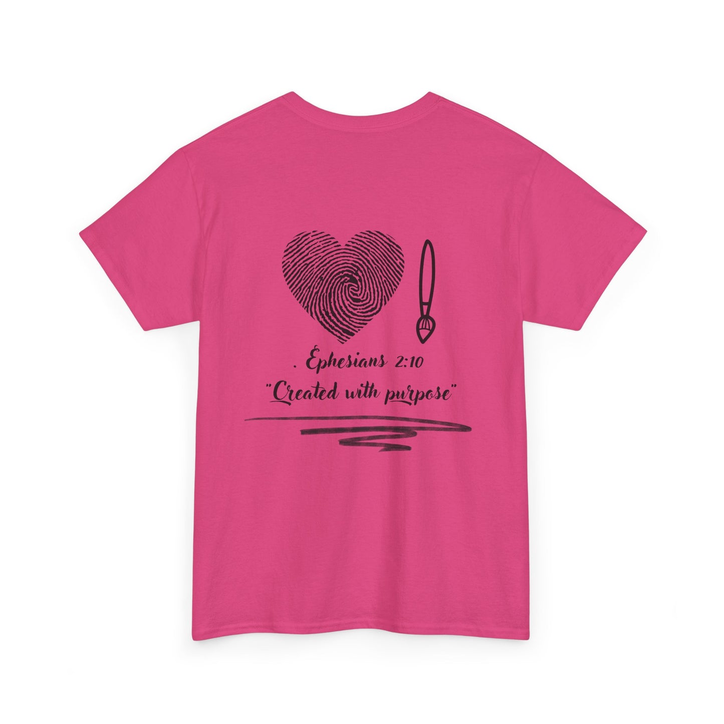 "Created with Purpose – Christian T-Shirt (Ephesians 2:10)"