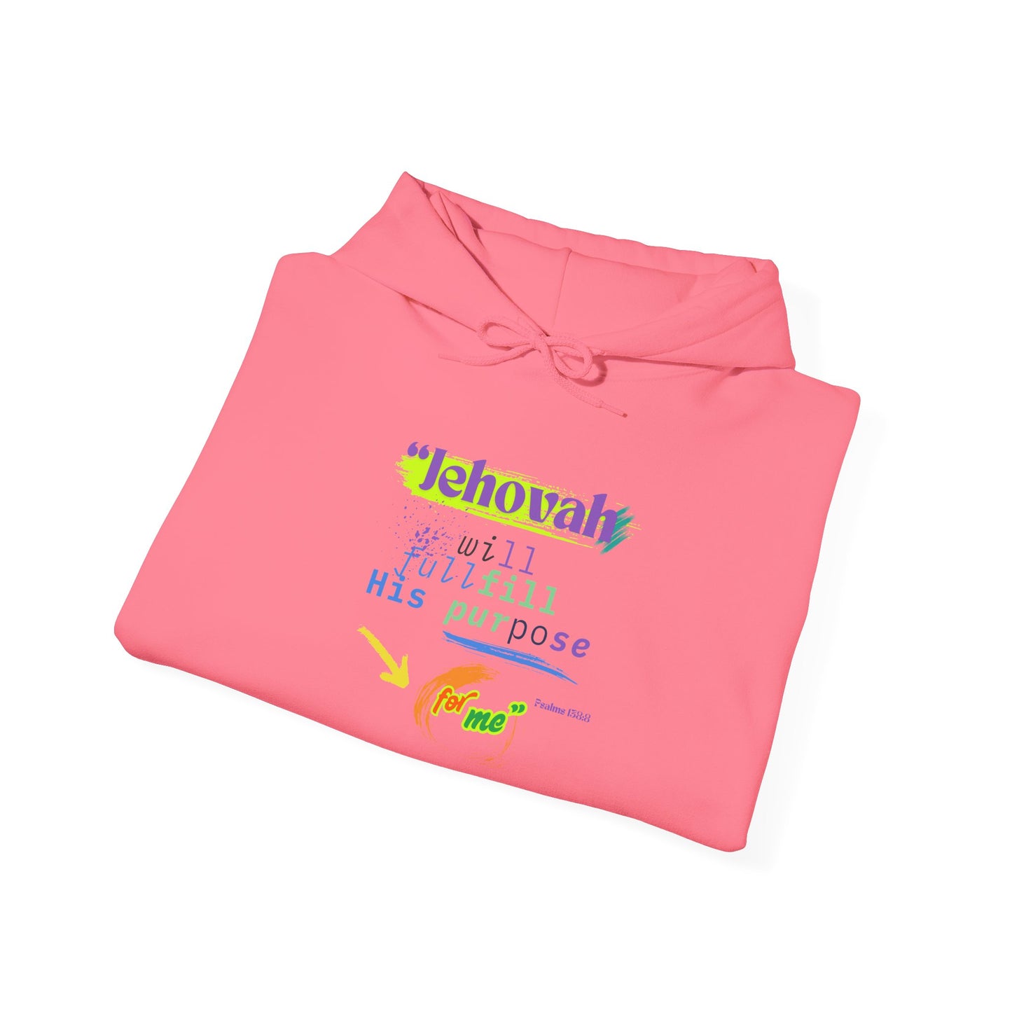 “He Will Fulfill His Purpose” – Oversized Hoodie | Faith & Confidence – ElishebaDesign