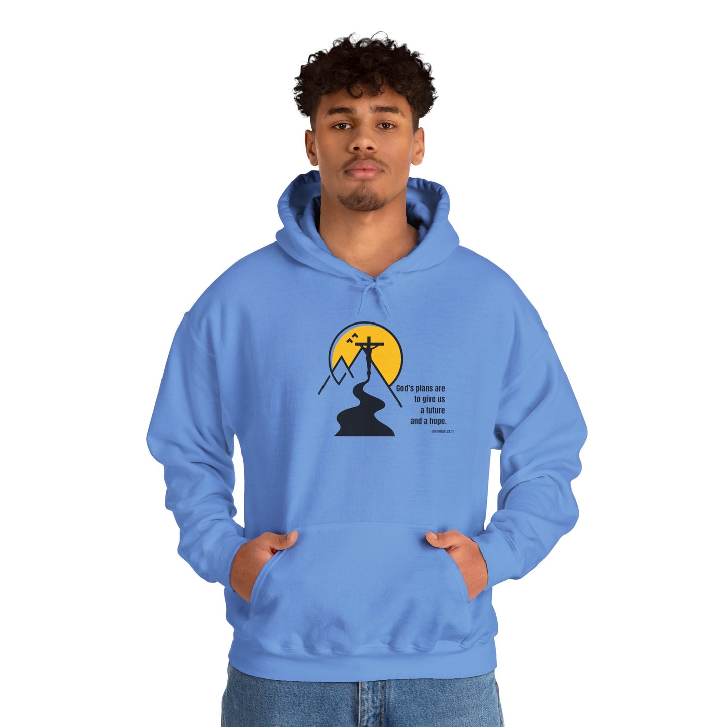 “God’s Plans” – Oversized Hoodie | Jeremiah 29:11 – Purpose Collection