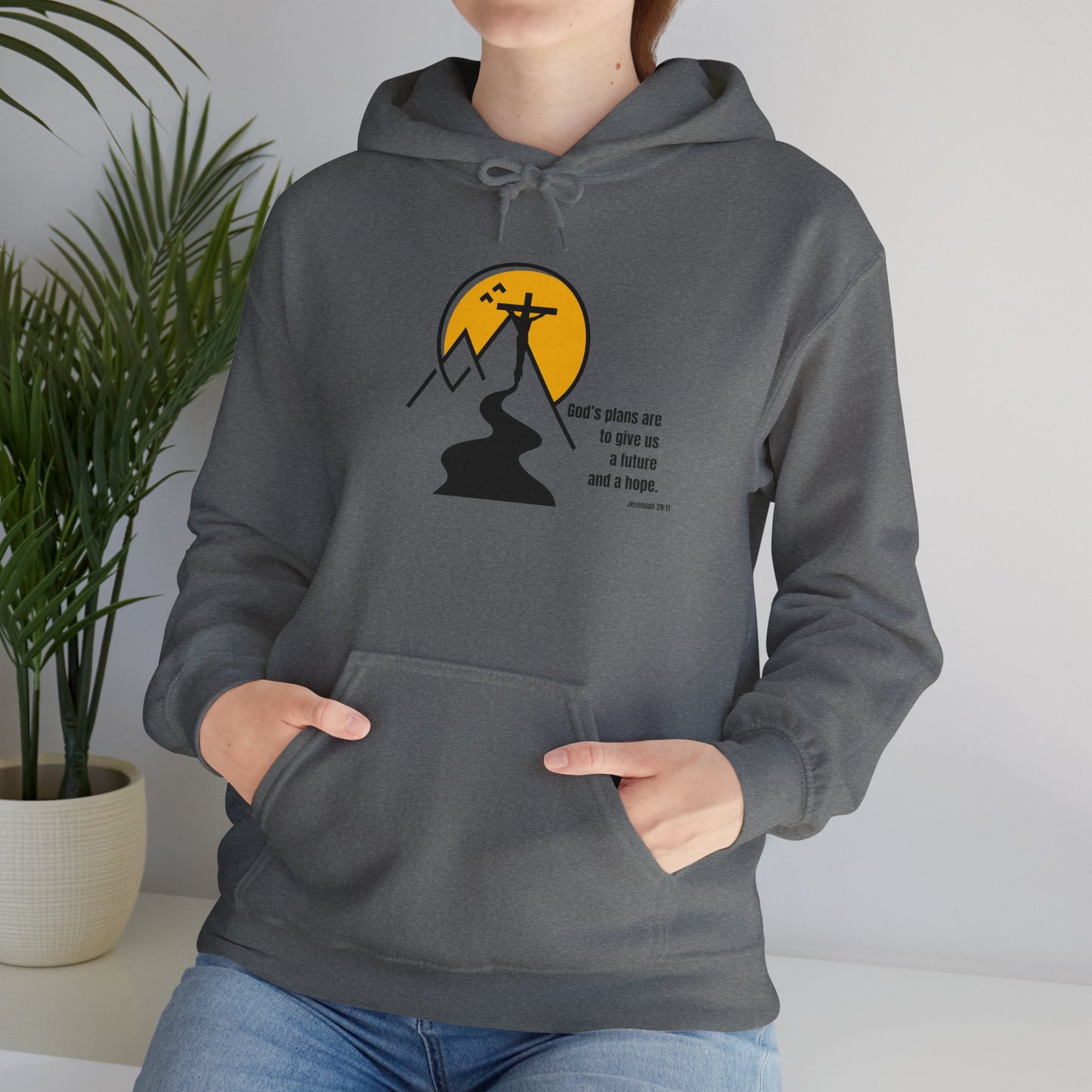 “God’s Plans” – Oversized Hoodie | Jeremiah 29:11 – Purpose Collection