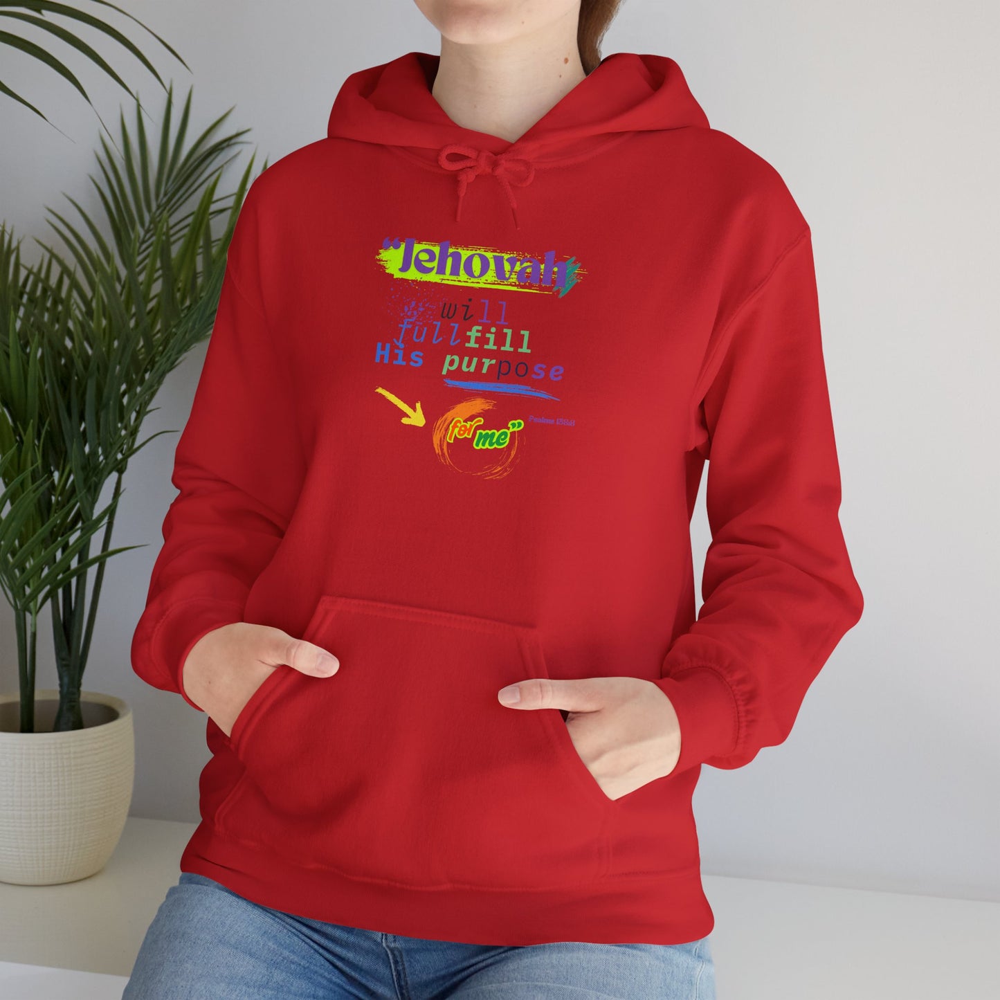 “He Will Fulfill His Purpose” – Oversized Hoodie | Faith & Confidence – ElishebaDesign