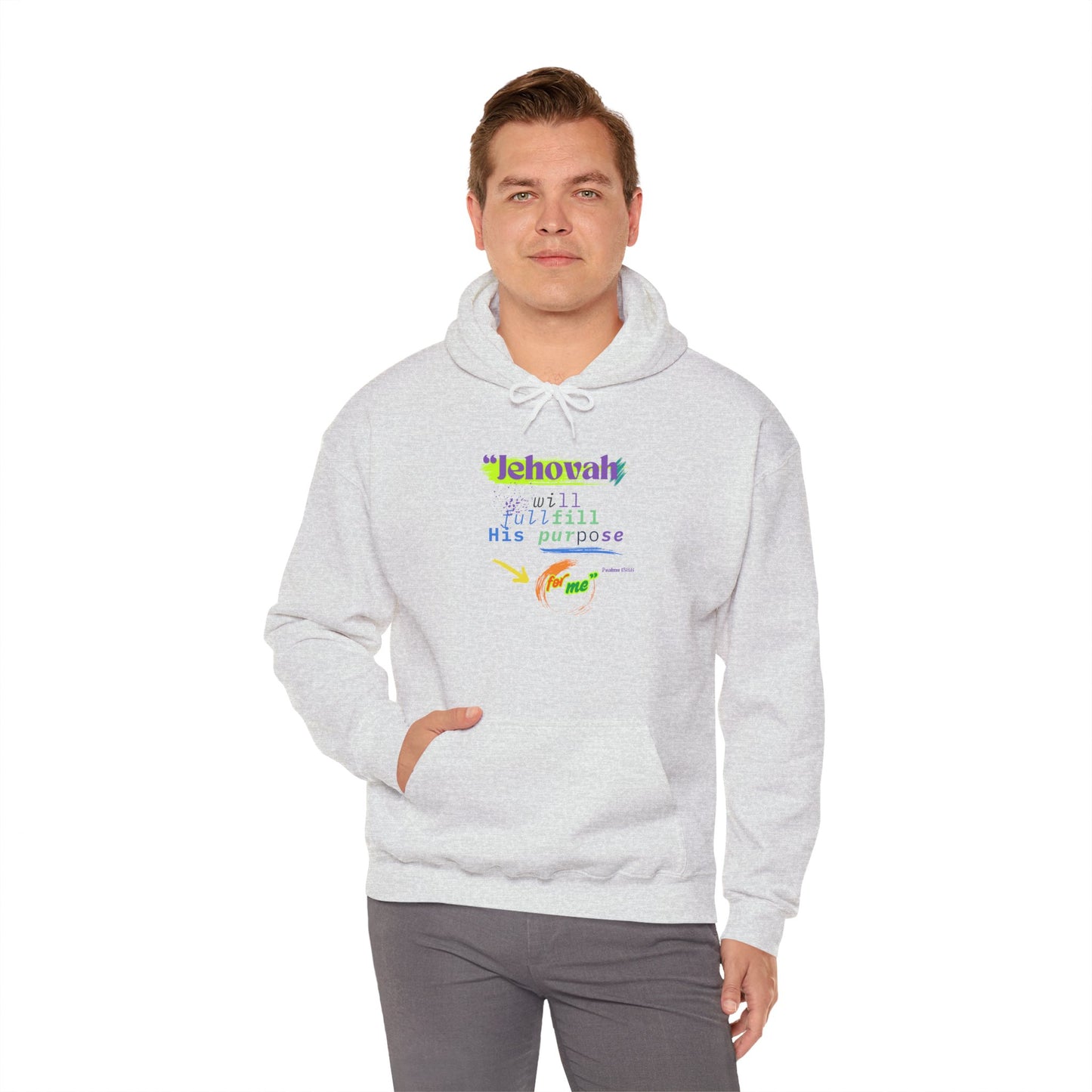 “He Will Fulfill His Purpose” – Oversized Hoodie | Faith & Confidence – ElishebaDesign