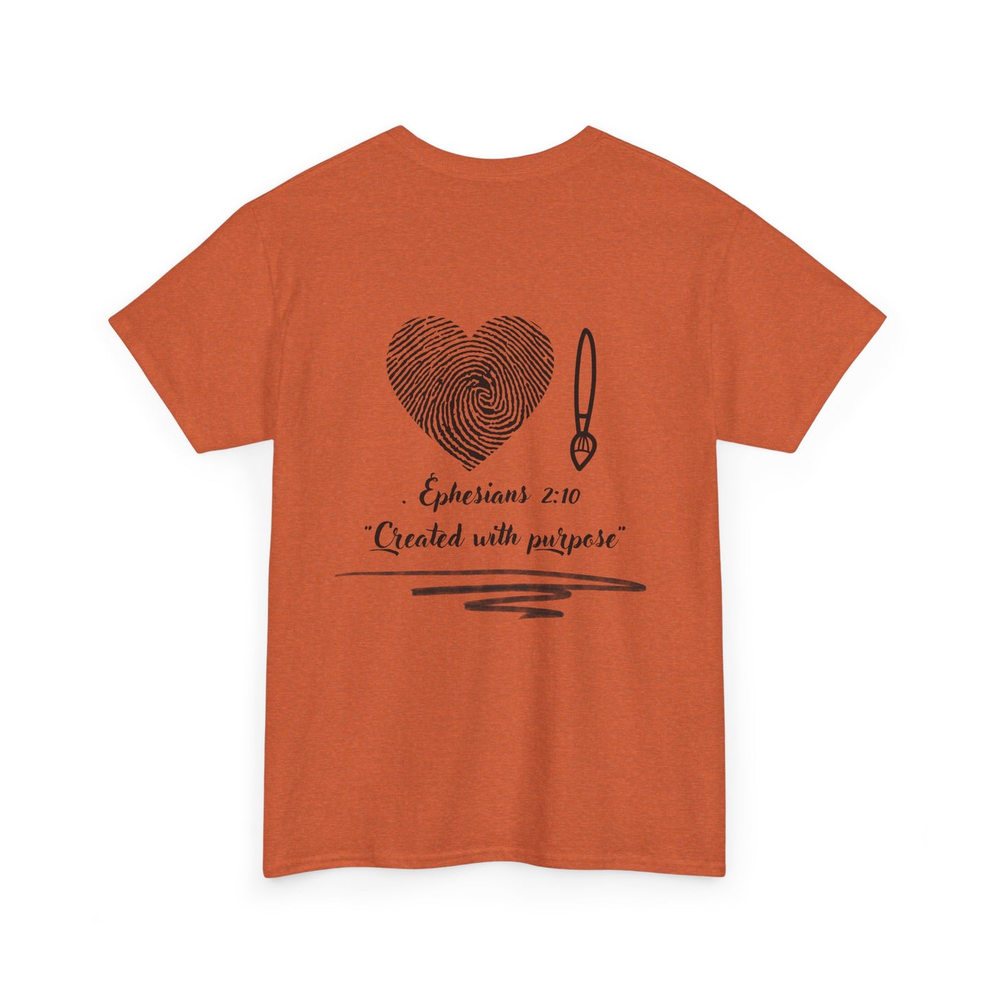 "Created with Purpose – Christian T-Shirt (Ephesians 2:10)"