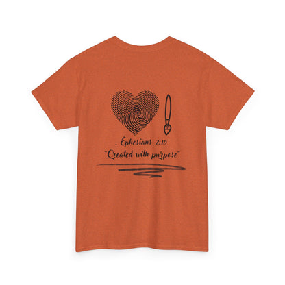 "Created with Purpose – Christian T-Shirt (Ephesians 2:10)"