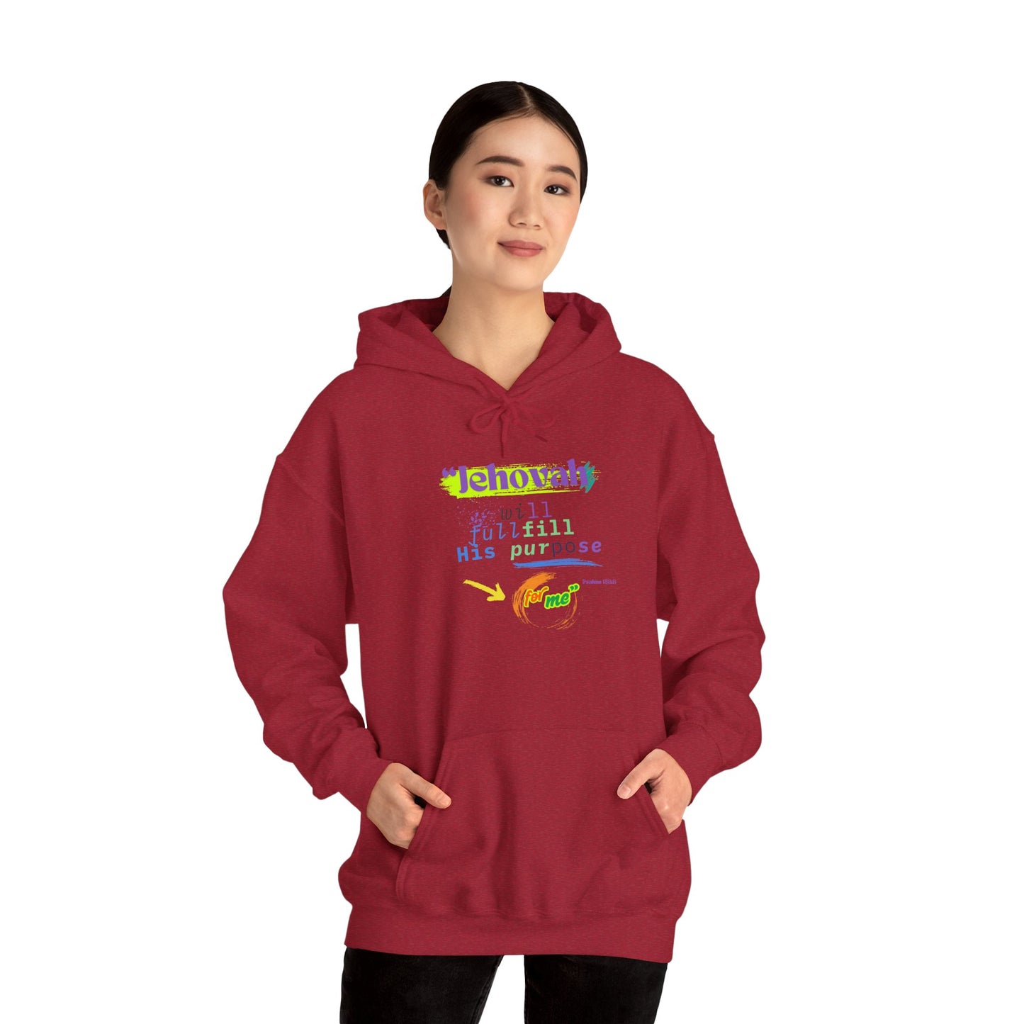 “He Will Fulfill His Purpose” – Oversized Hoodie | Faith & Confidence – ElishebaDesign