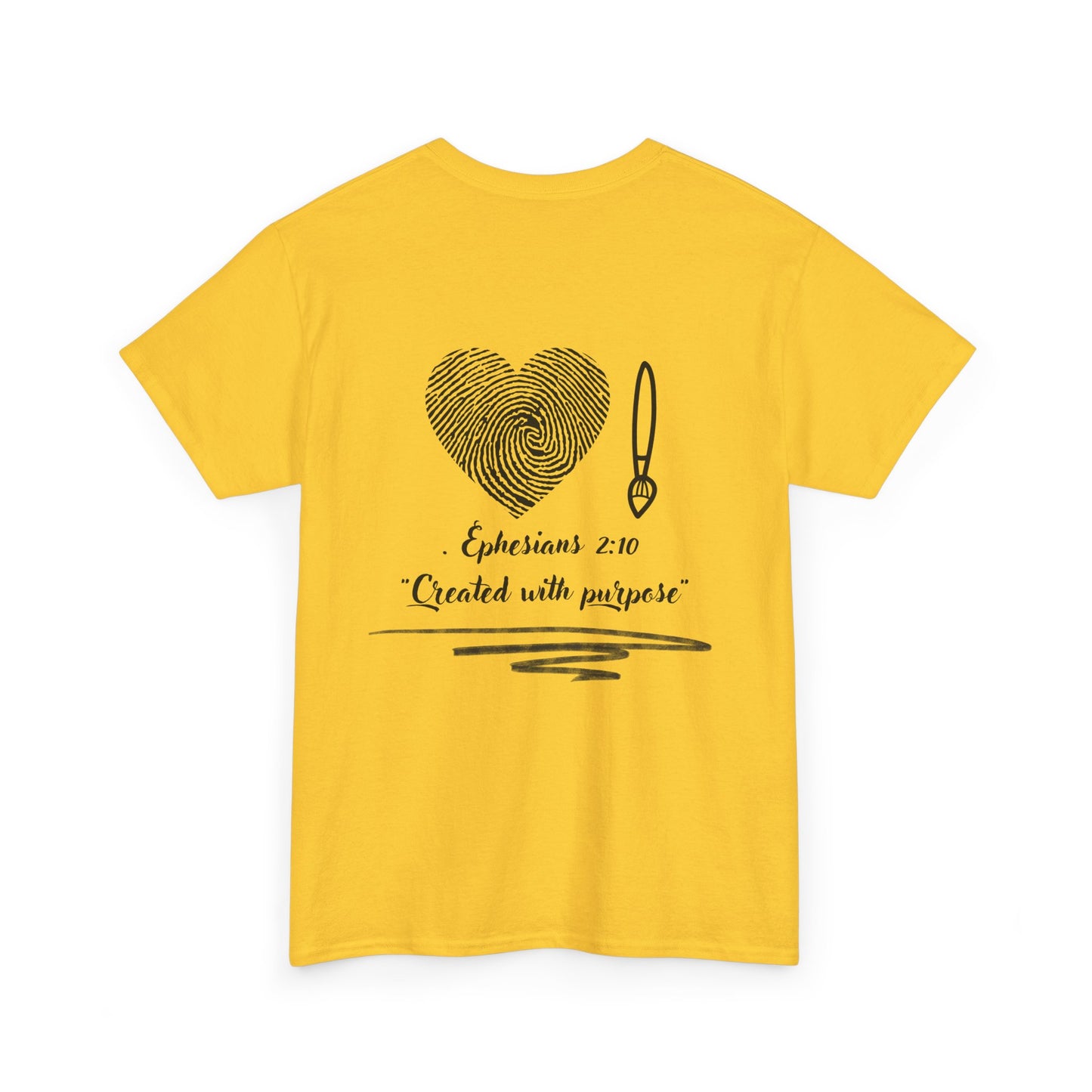 "Created with Purpose – Christian T-Shirt (Ephesians 2:10)"