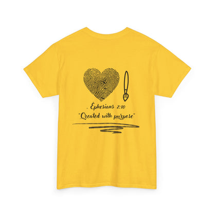 "Created with Purpose – Christian T-Shirt (Ephesians 2:10)"