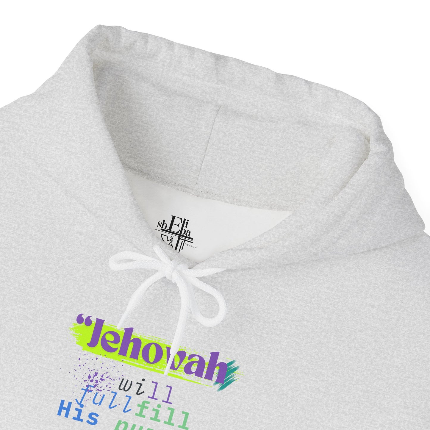 “He Will Fulfill His Purpose” – Oversized Hoodie | Faith & Confidence – ElishebaDesign