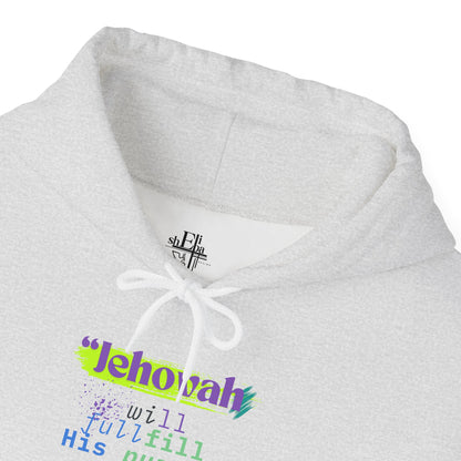 “He Will Fulfill His Purpose” – Oversized Hoodie | Faith & Confidence – ElishebaDesign
