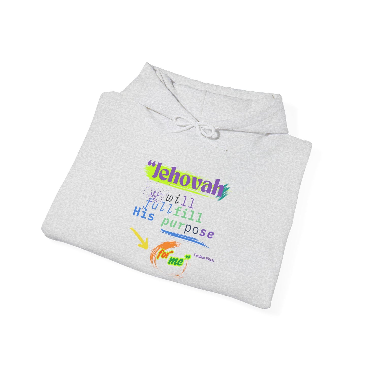 “He Will Fulfill His Purpose” – Oversized Hoodie | Faith & Confidence – ElishebaDesign
