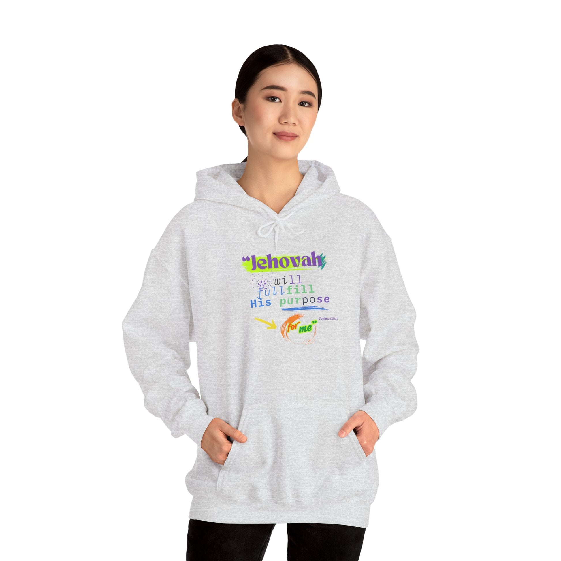 “He Will Fulfill His Purpose” – Oversized Hoodie | Faith & Confidence. Elishebadesign