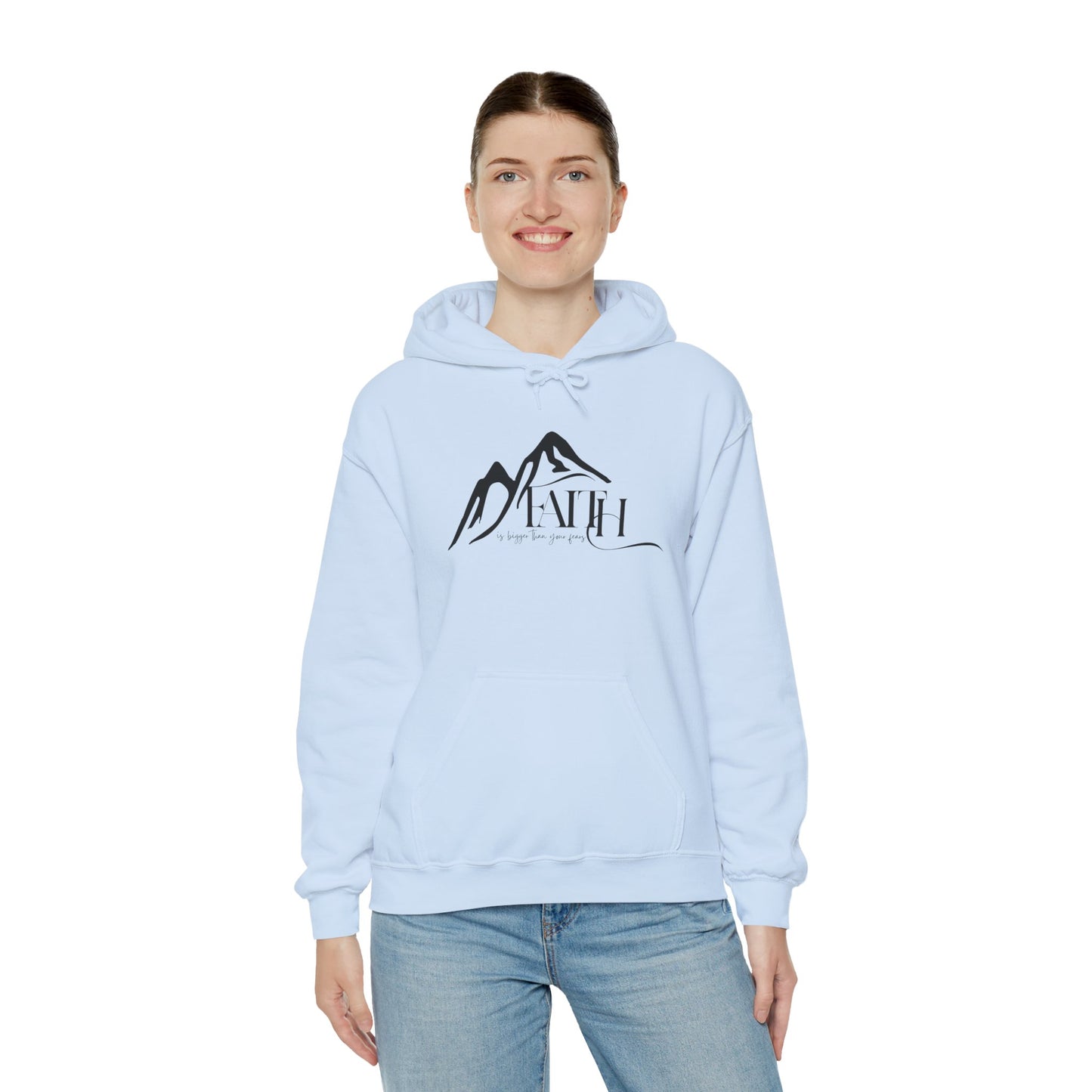 “Faith Over Fear” – Oversized Hoodie | Bold & Biblical – ElishebaDesign