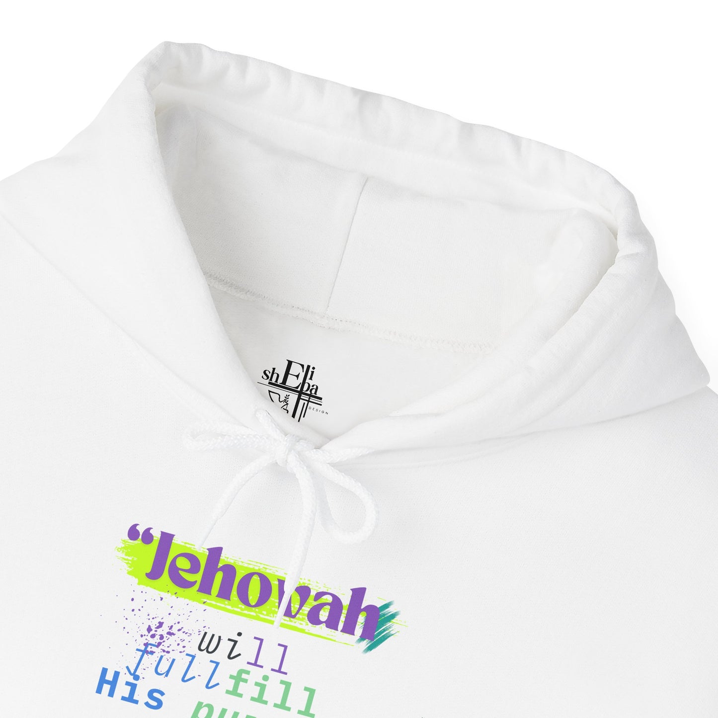 “He Will Fulfill His Purpose” – Oversized Hoodie | Faith & Confidence – ElishebaDesign