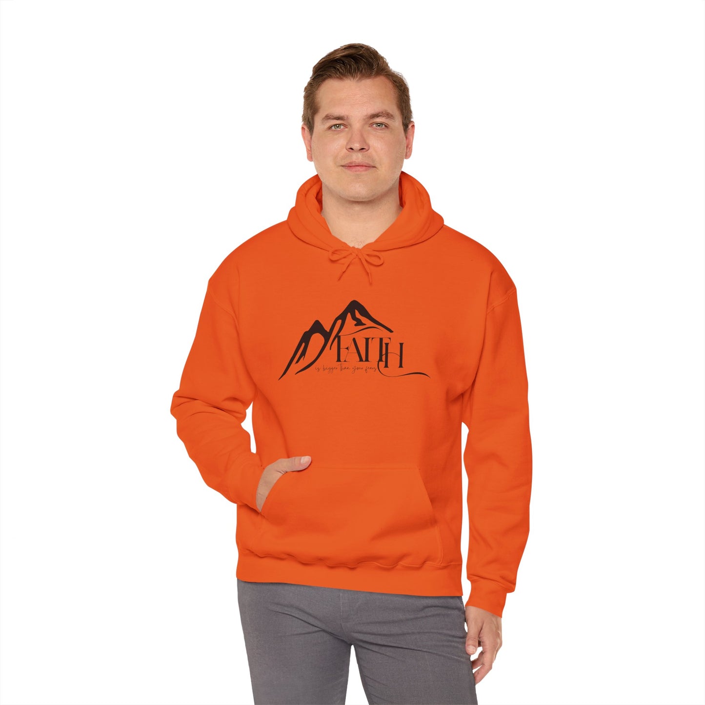 “Faith Over Fear” – Oversized Hoodie | Bold & Biblical – ElishebaDesign