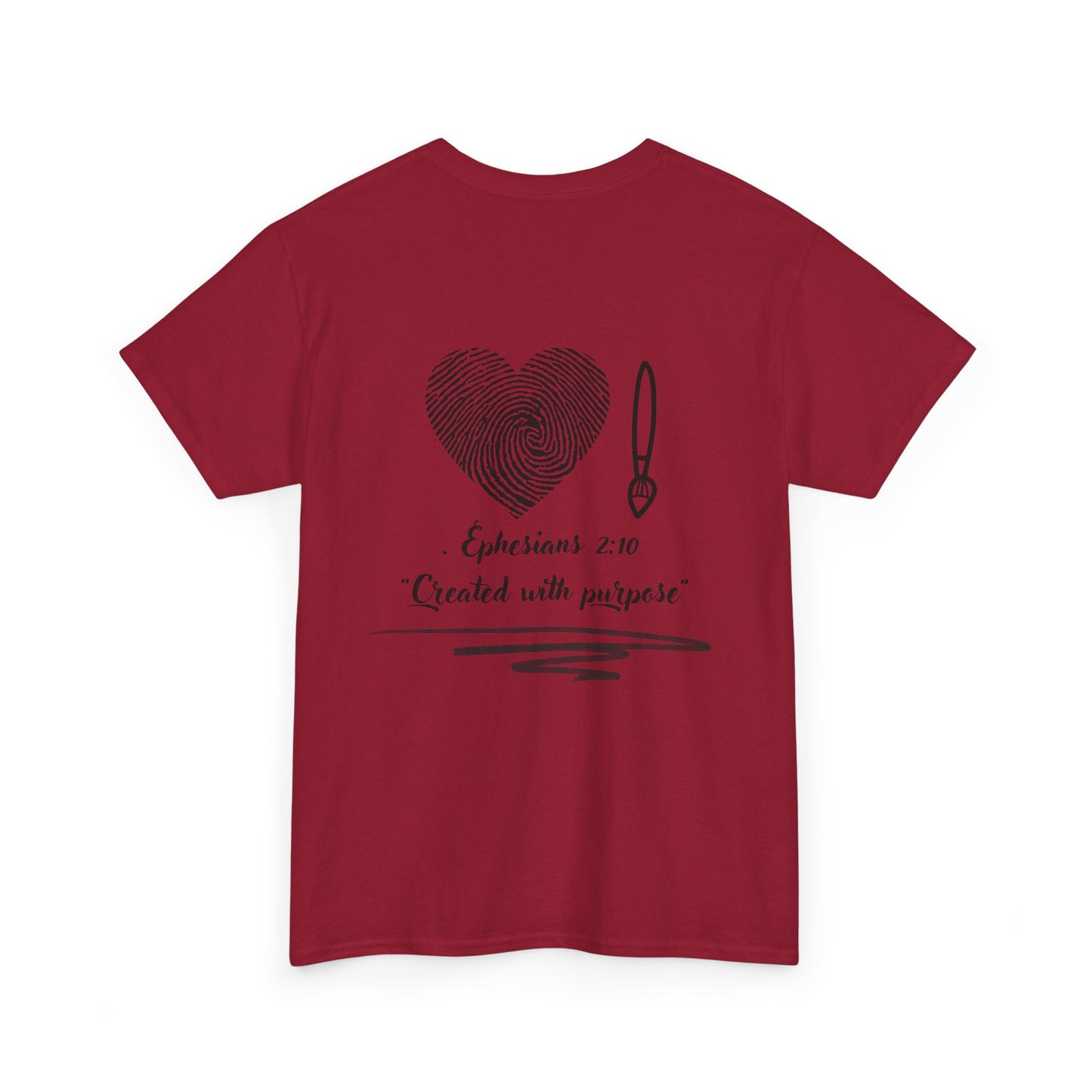 "Created with Purpose – Christian T-Shirt (Ephesians 2:10)"