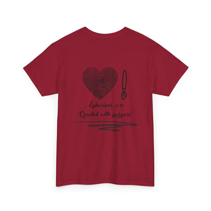 "Created with Purpose – Christian T-Shirt (Ephesians 2:10)"
