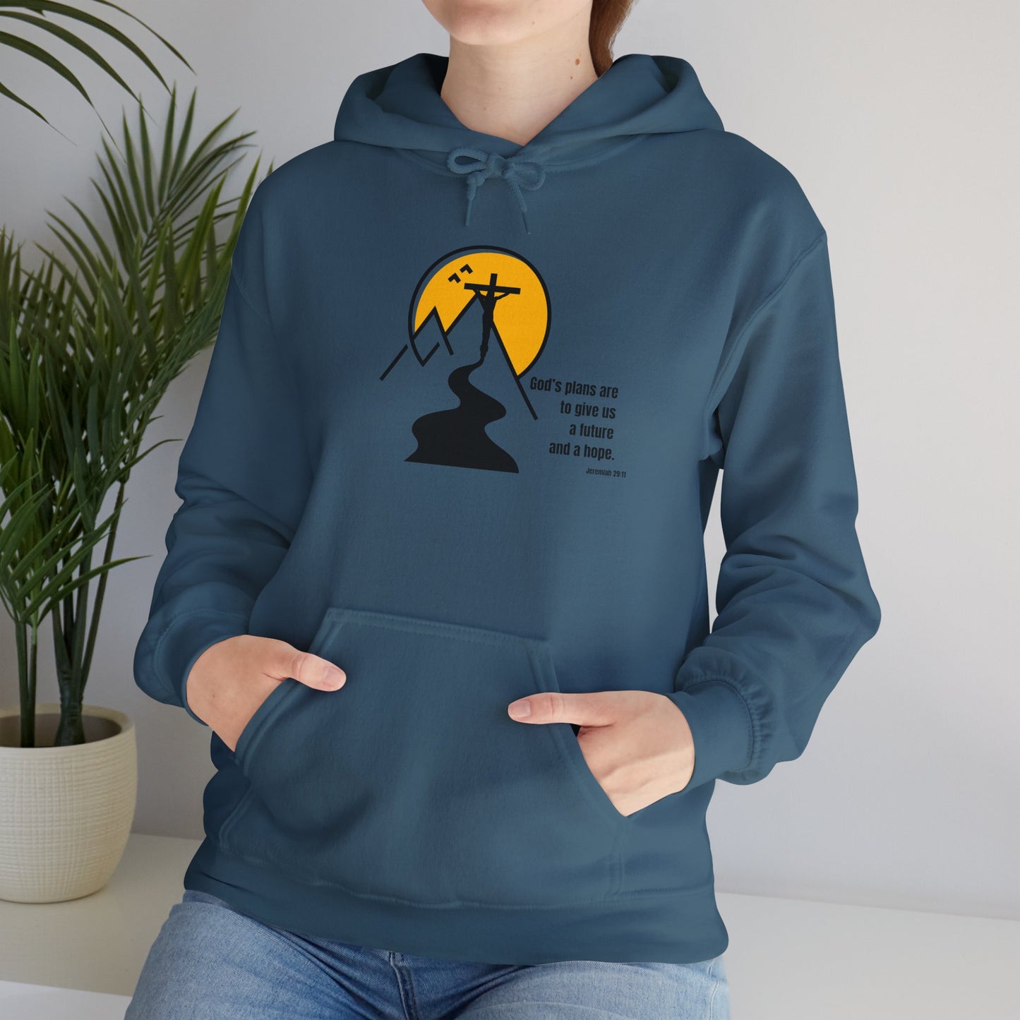 “God’s Plans” – Oversized Hoodie | Jeremiah 29:11 – Purpose Collection- elishebadesign