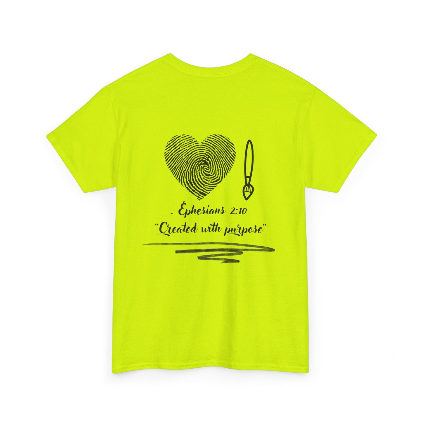 "Created with Purpose – Christian T-Shirt (Ephesians 2:10)"