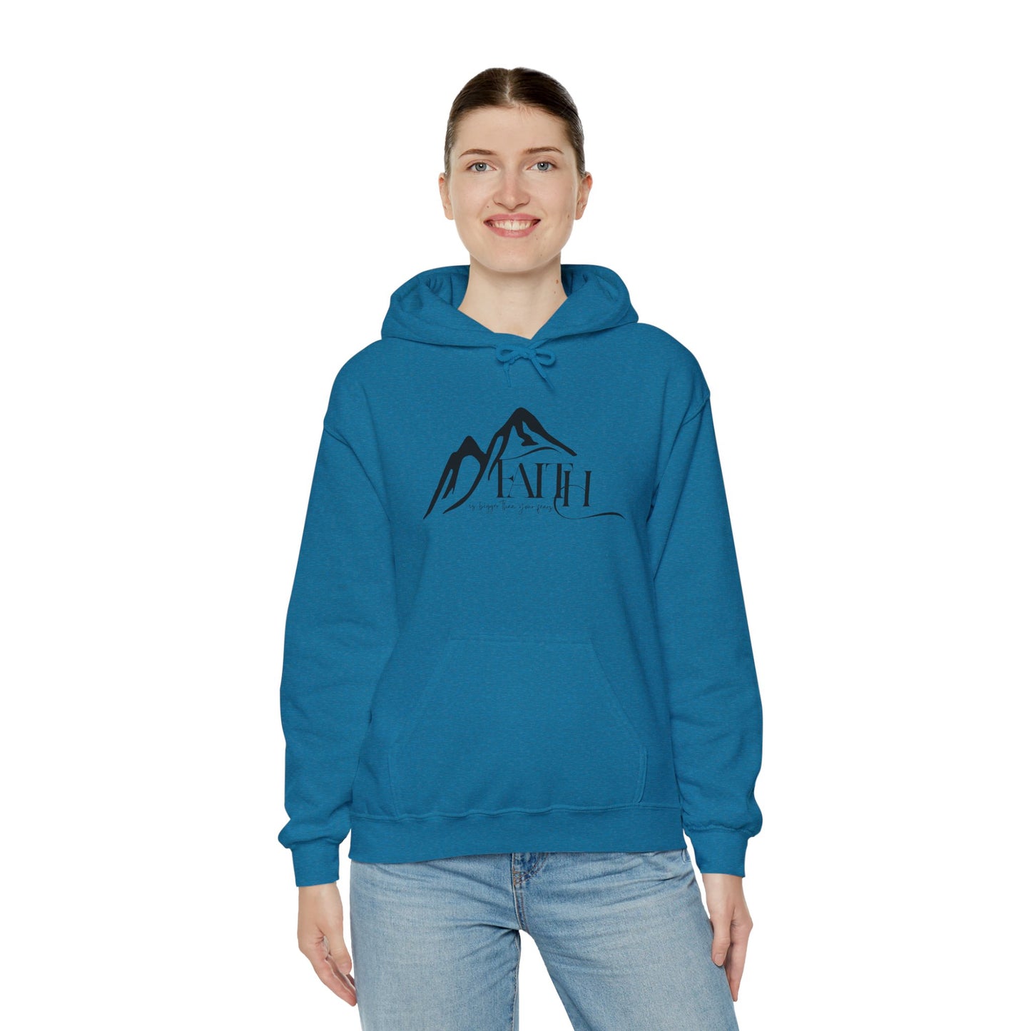 “Faith Over Fear” – Oversized Hoodie | Bold & Biblical – ElishebaDesign