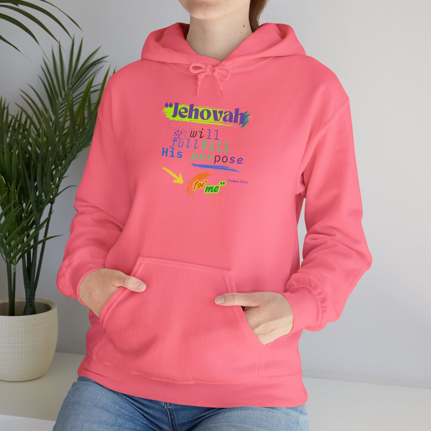 “He Will Fulfill His Purpose” – Oversized Hoodie | Faith & Confidence – ElishebaDesign
