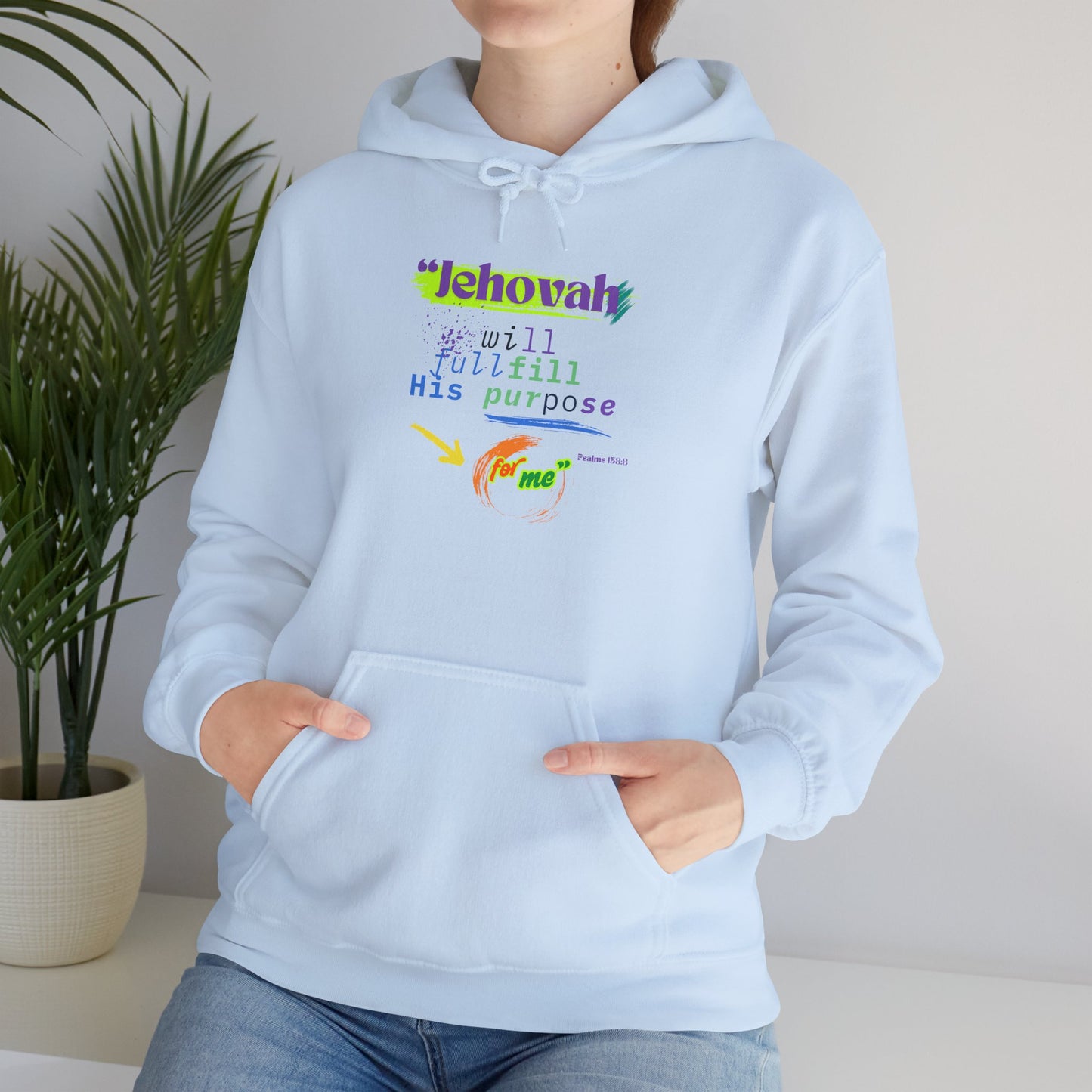 “He Will Fulfill His Purpose” – Oversized Hoodie | Faith & Confidence – ElishebaDesign
