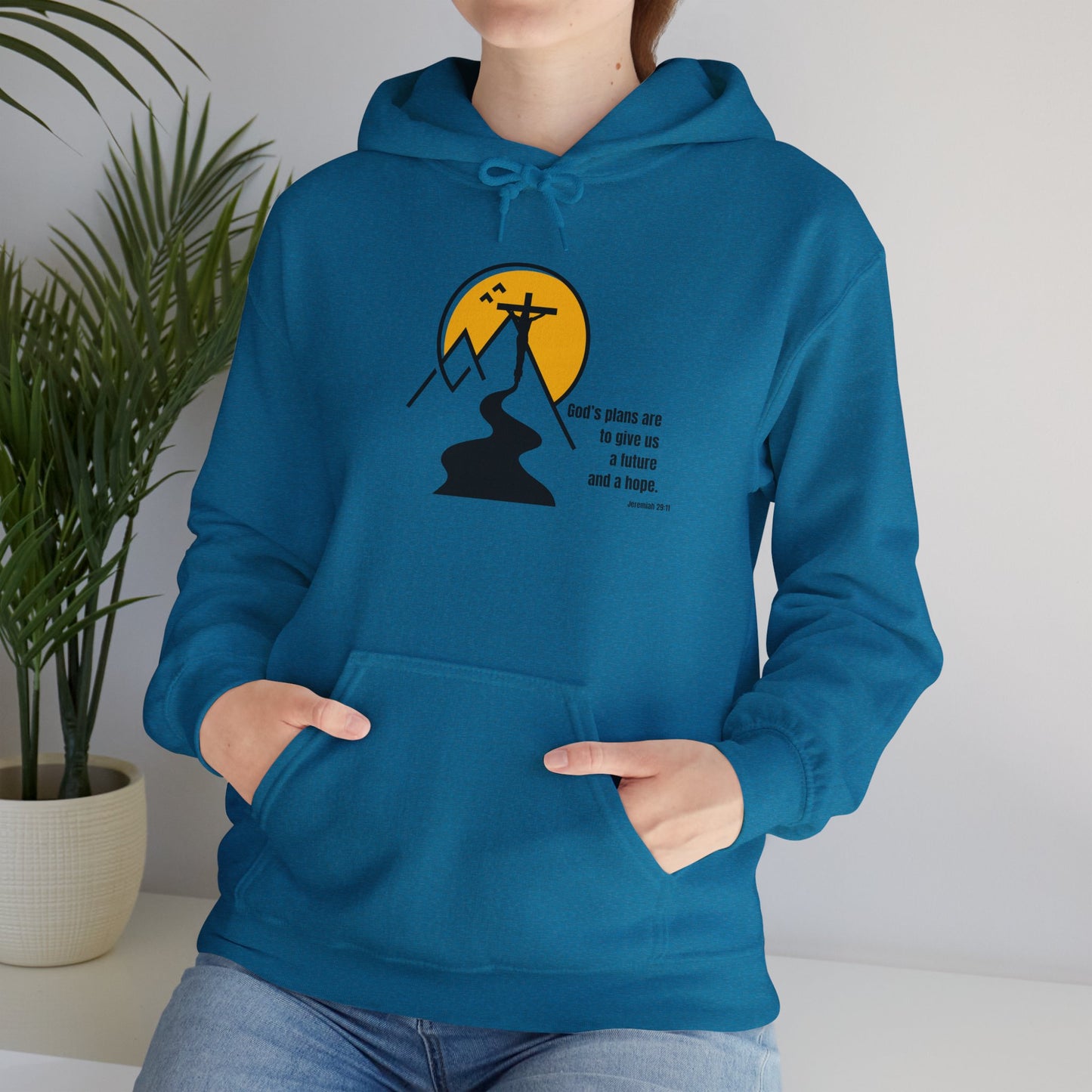 “God’s Plans” – Oversized Hoodie | Jeremiah 29:11 – Purpose Collection- elishebadesign