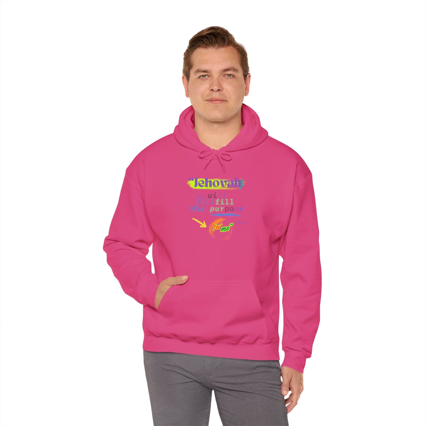 “He Will Fulfill His Purpose” – Oversized Hoodie | Faith & Confidence – ElishebaDesign
