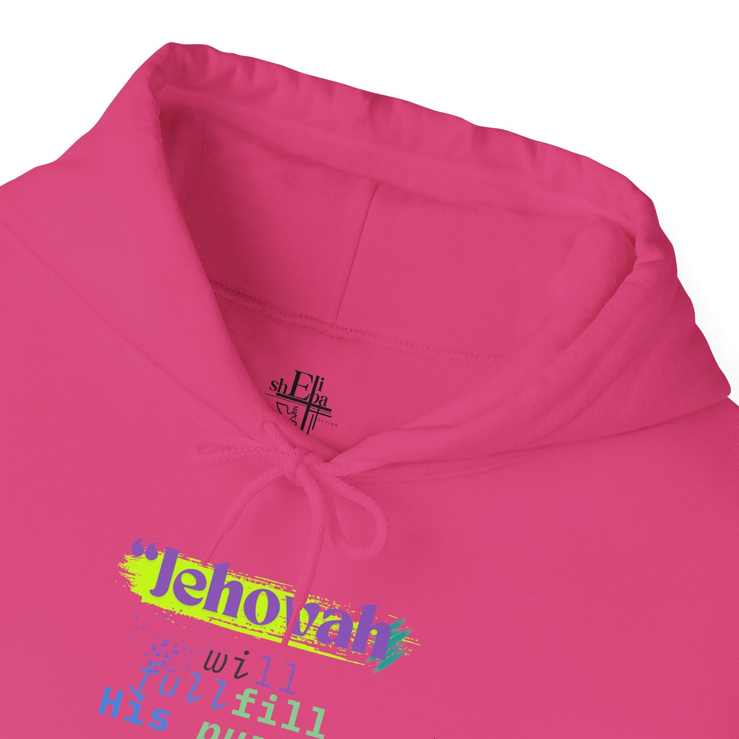 “He Will Fulfill His Purpose” – Oversized Hoodie | Faith & Confidence – ElishebaDesign