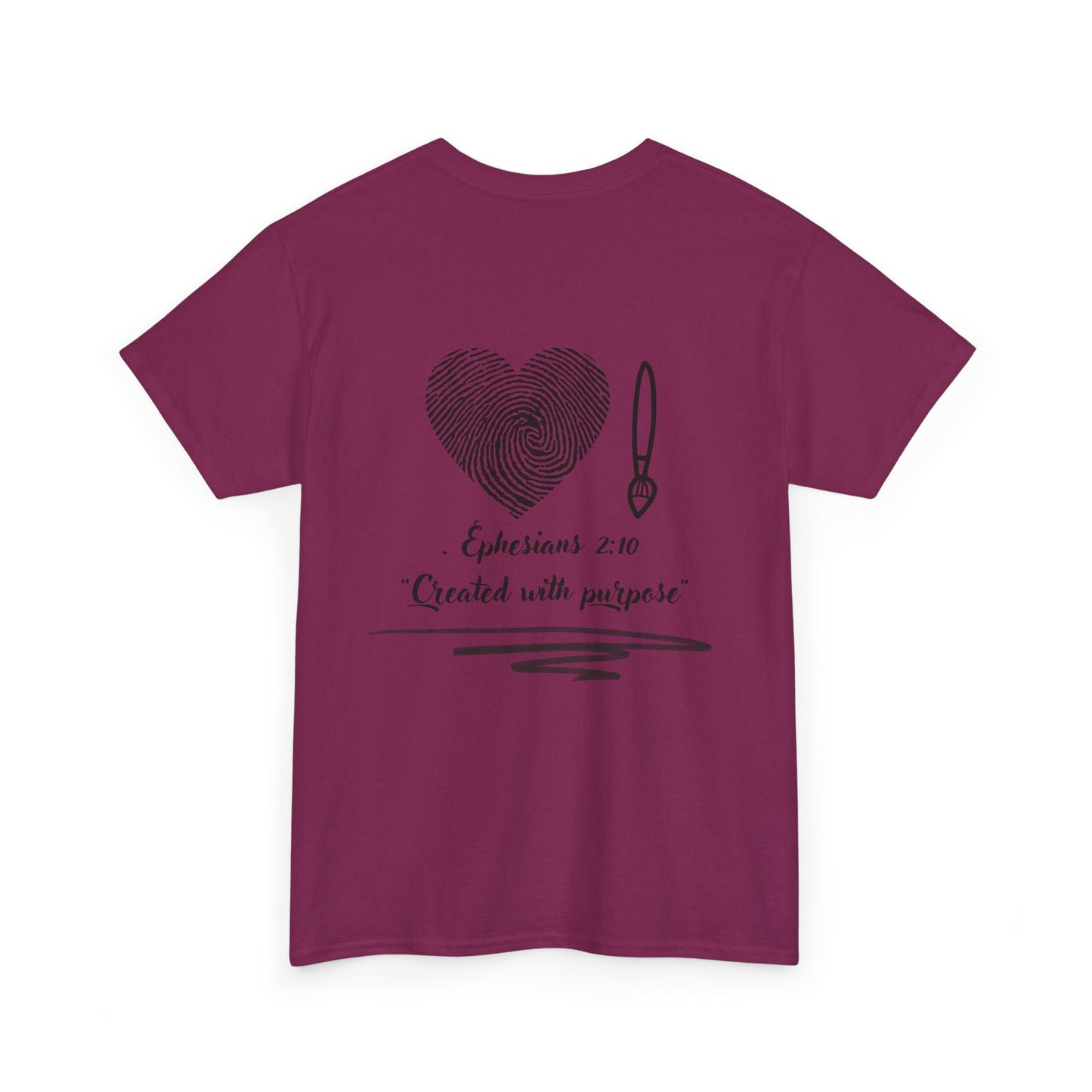"Created with Purpose – Christian T-Shirt (Ephesians 2:10)"
