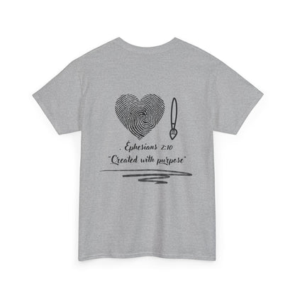 "Created with Purpose – Christian T-Shirt (Ephesians 2:10)"