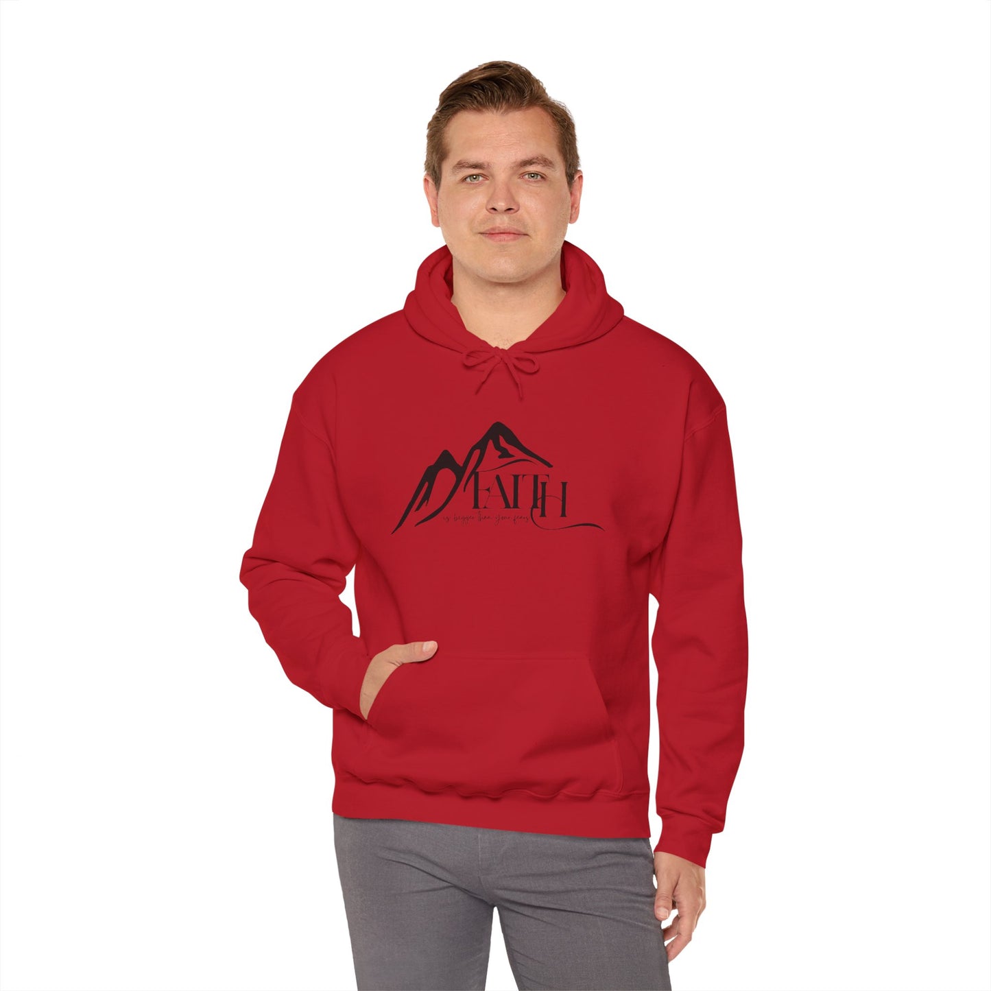 “Faith Over Fear” – Oversized Hoodie | Bold & Biblical – ElishebaDesign
