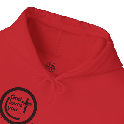 "God Loves You – Christian Hoodie with John 3:16"