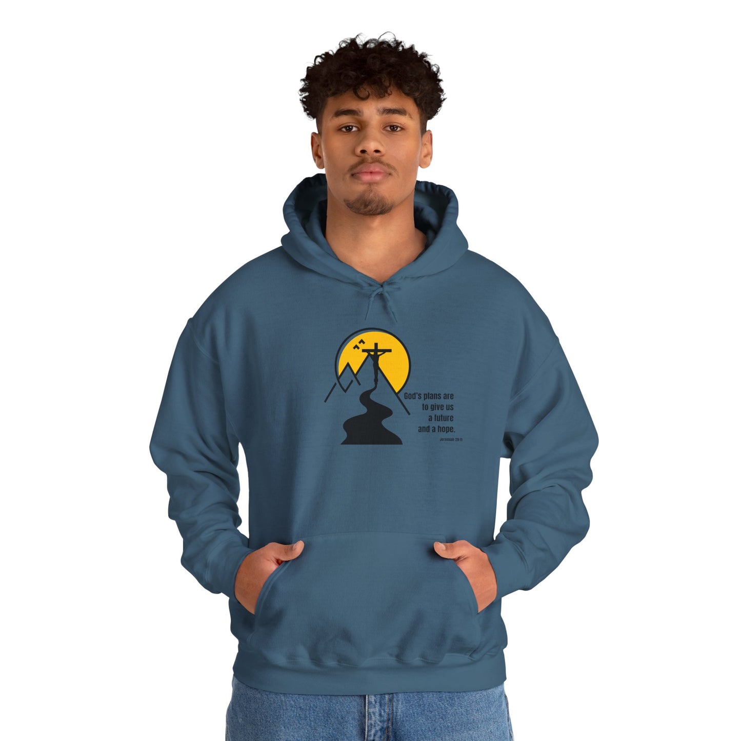 “God’s Plans” – Oversized Hoodie | Jeremiah 29:11 – Purpose Collection
