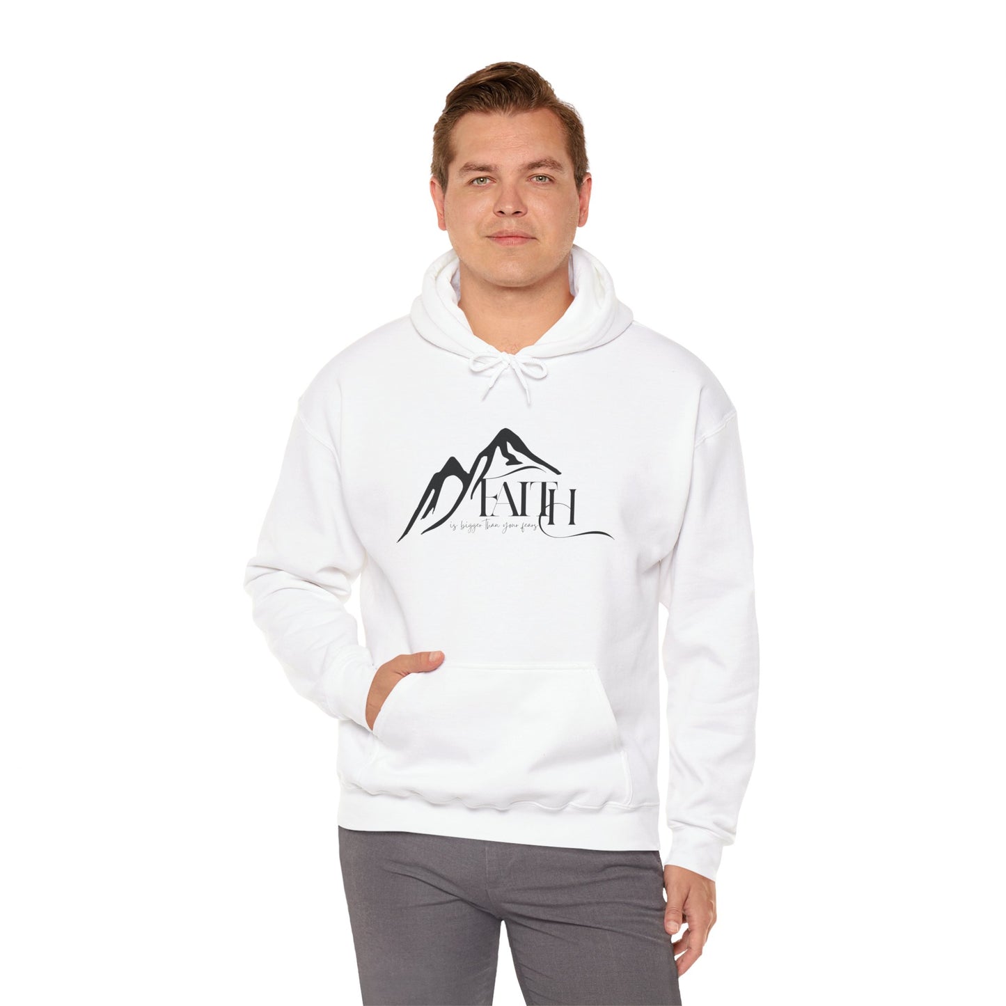 “Faith Over Fear” – Oversized Hoodie | Bold & Biblical – ElishebaDesign