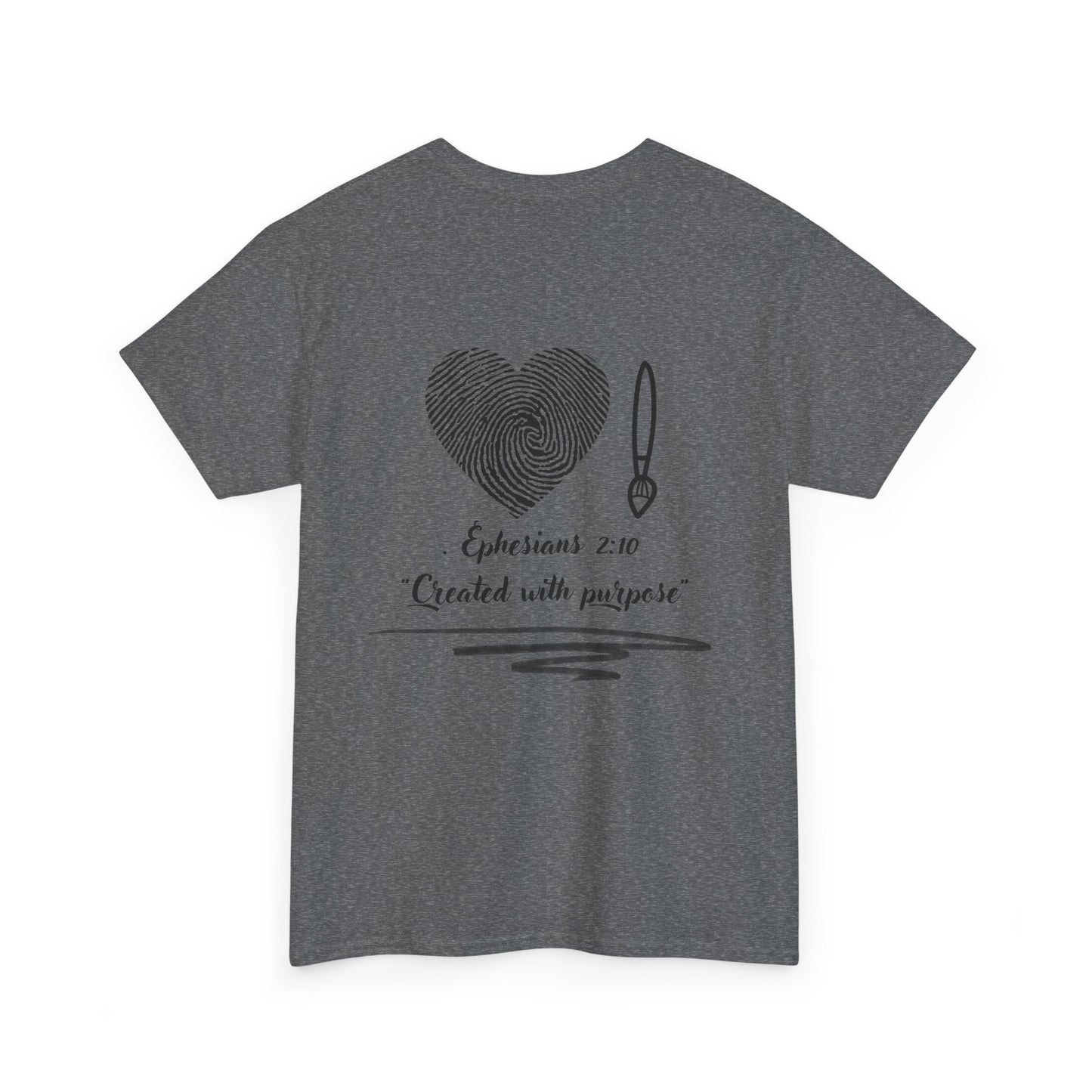 "Created with Purpose – Christian T-Shirt (Ephesians 2:10)"