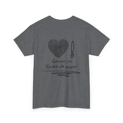 "Created with Purpose – Christian T-Shirt (Ephesians 2:10)"