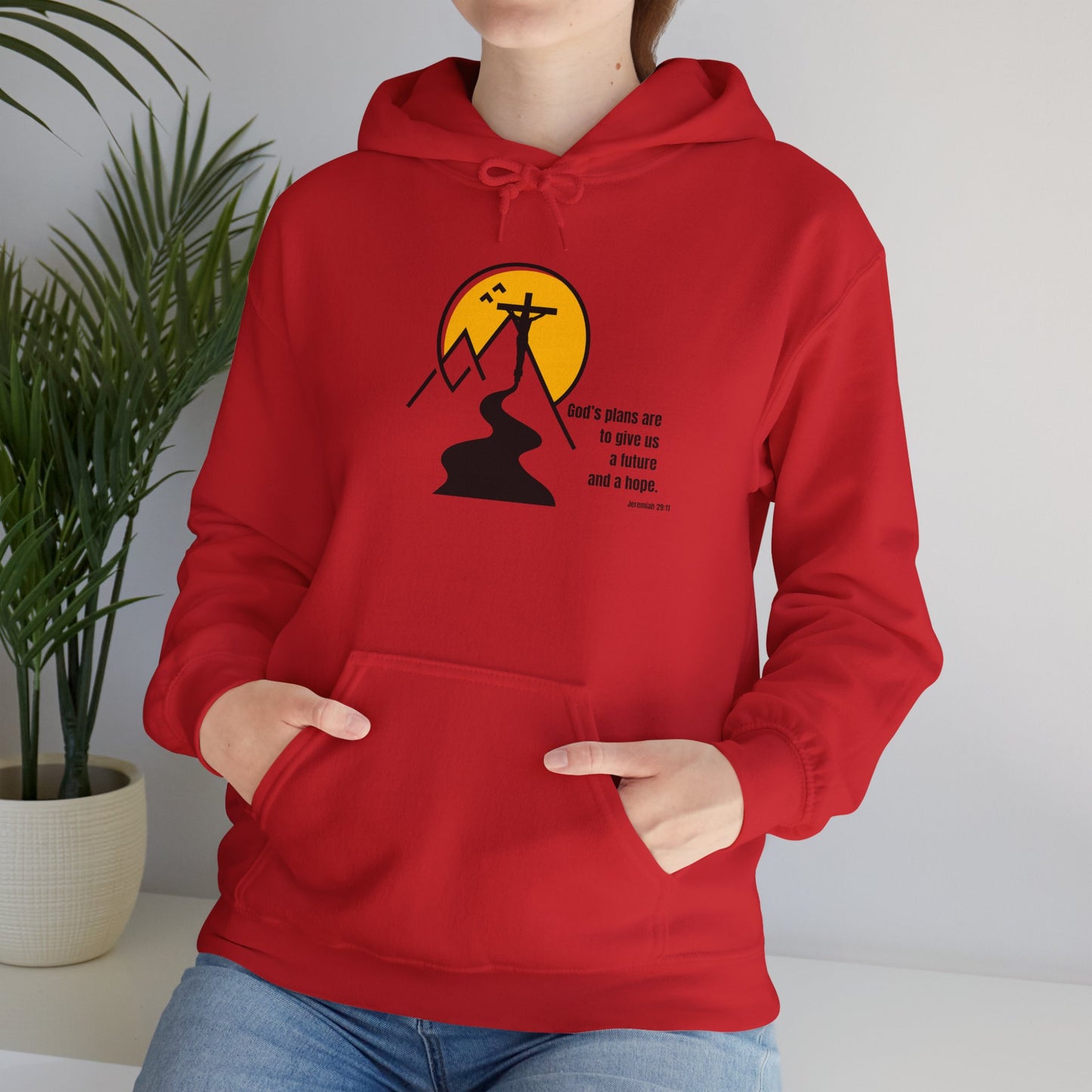 “God’s Plans” – Oversized Hoodie | Jeremiah 29:11 – Purpose Collection