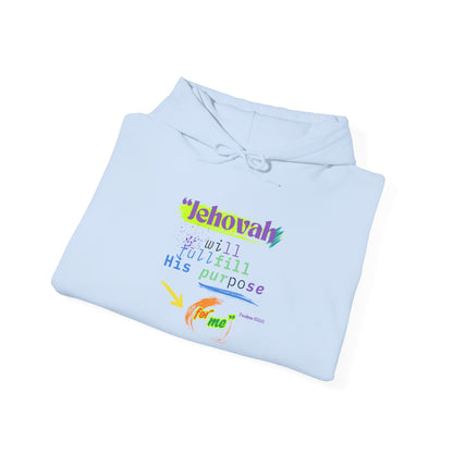 “He Will Fulfill His Purpose” – Oversized Hoodie | Faith & Confidence – ElishebaDesign