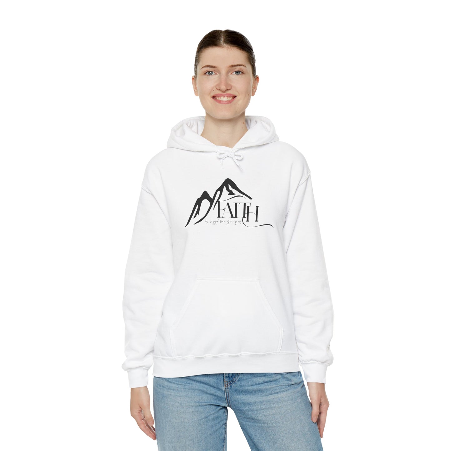 “Faith Over Fear” – Oversized Hoodie | Bold & Biblical – ElishebaDesign