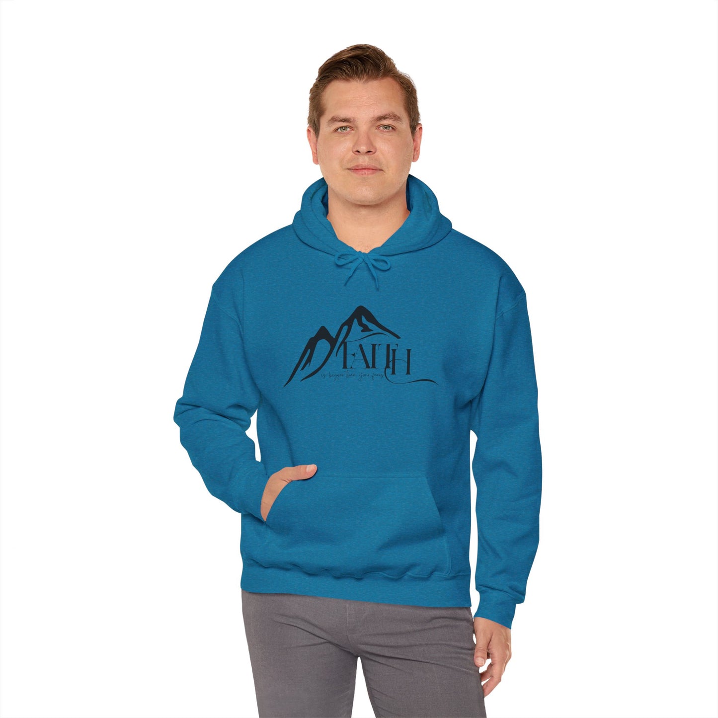 “Faith Over Fear” – Oversized Hoodie | Bold & Biblical – ElishebaDesign