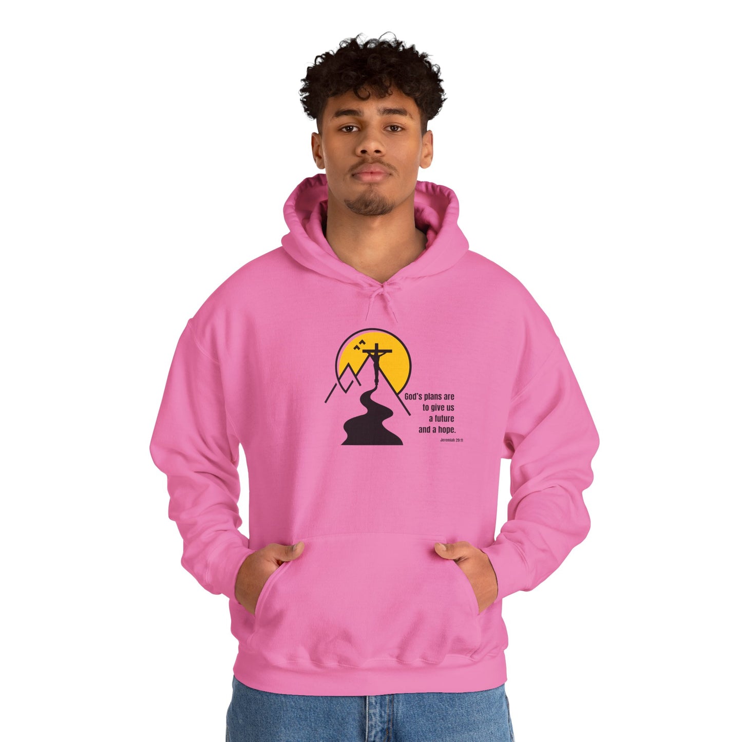 “God’s Plans” – Oversized Hoodie | Jeremiah 29:11 – Purpose Collection