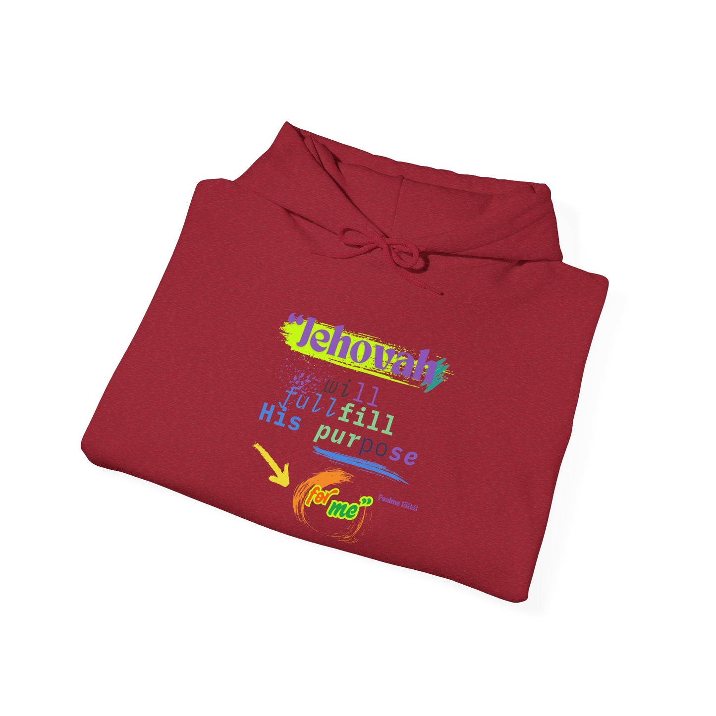 “He Will Fulfill His Purpose” – Oversized Hoodie | Faith & Confidence – ElishebaDesign