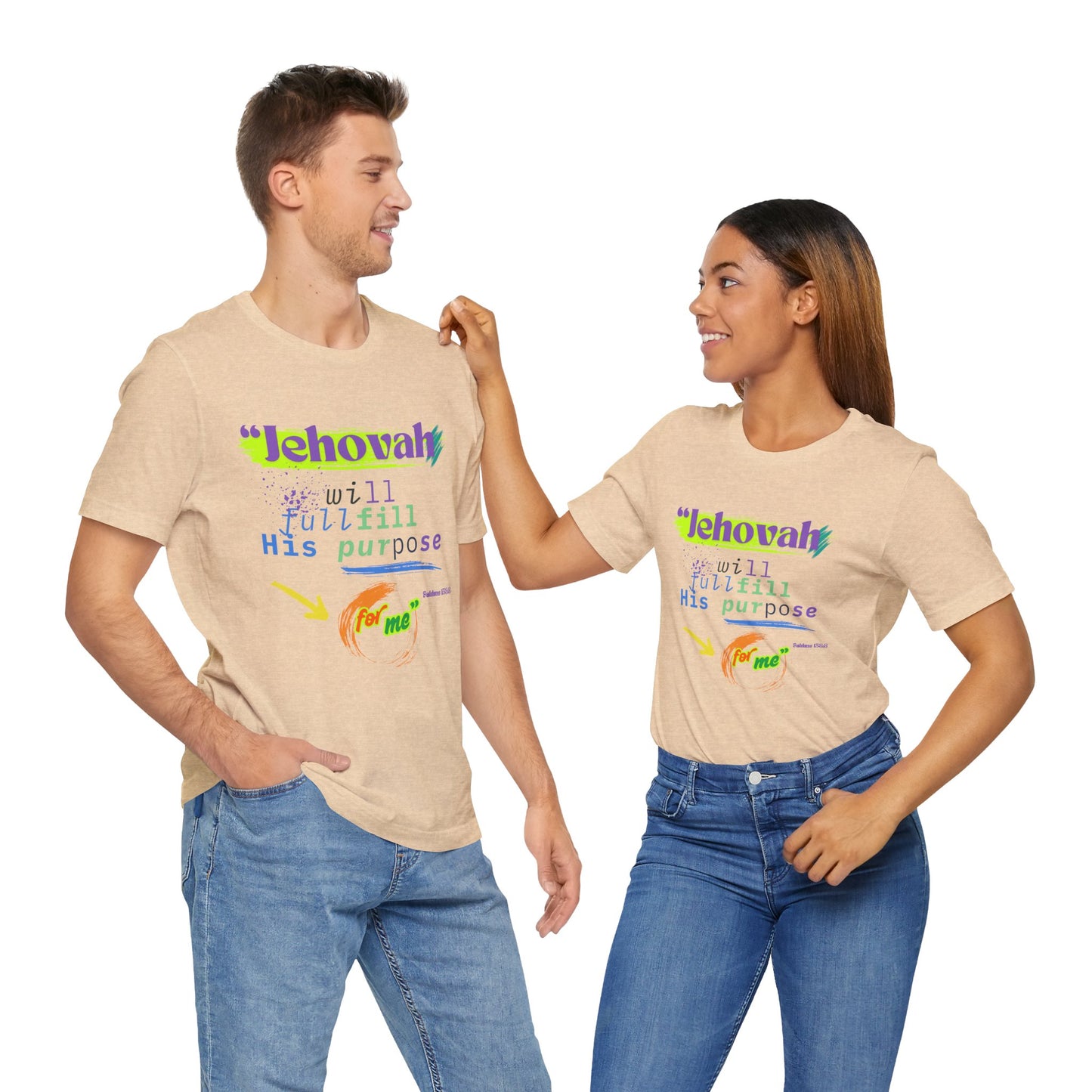 “He Will Fulfill His Purpose” – Unisex T-Shirt | Psalm 138:8 – Purpose Collection
